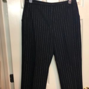 Women’s tall Black with silver stripes